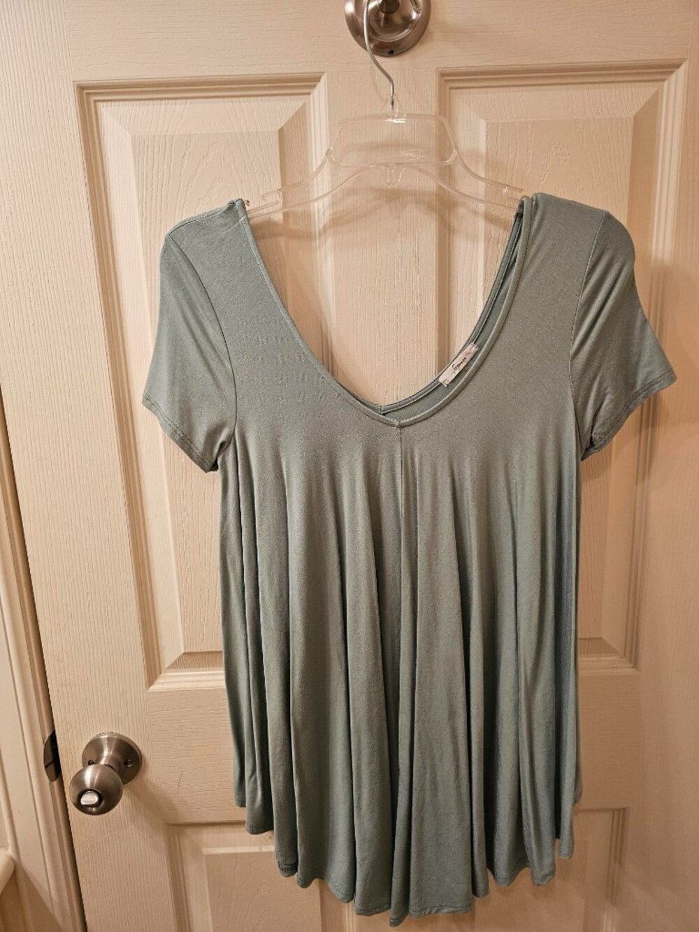 NWT Soprano Large Sage Green Blouse